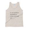 No one ever injured their eyesight by looking on the bright side. - Unisex Soft Tri-Blend Tank Motivational quotes 7853411