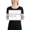 Don't look for excuses look for results. - Matte Paper Framed Poster Motivational quotes 7851239