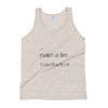 It takes two flints to make a fire. - Louisa May Alcott - Unisex Soft Tri-Blend Tank Motivational quotes 7853596