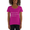 If they act as they can live without you, let them do it. - Ladies Sheer Scoopneck T-Shirt Motivational quotes 7852836