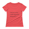 If they act as they can live without you, let them do it. - Ladies Sheer Scoopneck T-Shirt Motivational quotes 7852836