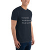 Don't rush things. They will happen when they are supposed to. - Fitted Long Sleeve Crew Motivational quotes 7853037