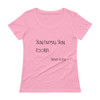 Stay hungry. Stay foolish. - Steve Jobs - Ladies Sheer Scoopneck T-Shirt Motivational quotes 7852690