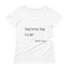 Stay hungry. Stay foolish. - Steve Jobs - Ladies Sheer Scoopneck T-Shirt Motivational quotes 7852690