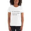 Be crazy enough you know you can make anything in life. - Ladies' Ultra Cotton T-Shirt Motivational quotes 7853798