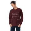 Your time is limited, so don't waste it living someone else's life! - Steve Jobs - Unisex Crewneck Sweatshirt Motivational quotes 7853324