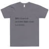 Falling down is an accident. Staying down is a choice. - Unisex Short Sleeve T-Shirt Motivational quotes 7851287