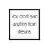 You don't gain anything from stressing. - Matte Paper Framed Poster Motivational quotes 7852479