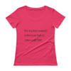 The trophy is earned in the hours that no one is watching. - Ladies Sheer Scoopneck T-Shirt Motivational quotes 7852946