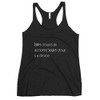 Falling down is an accident. Staying down is a choice. - Ladies Triblend Racerback Tank Motivational quotes 7854080