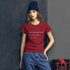Don't stop when you're tired. Stop when you're done. - Ladies Ringspun Fashion Fit T-Shirt Motivational quotes 7852740