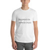Happiness looks gorgeous on you. - Lightweight Fashion Short Sleeve T-Shirt Motivational quotes 7851452
