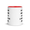 No one ever injured their eyesight by looking on the bright side. - Ceramic Mug with Color Motivational quotes 7848996