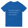 The trophy is earned in the hours that no one is watching. - Lightweight Fashion Short Sleeve T-Shirt Motivational quotes 7851749