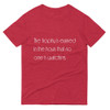 The trophy is earned in the hours that no one is watching. - Lightweight Fashion Short Sleeve T-Shirt Motivational quotes 7851749