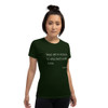 There are no shortcuts to any place worth going. - Beverly Sills - Ladies Cotton Short Sleeve T-Shirt Motivational quotes 7851785