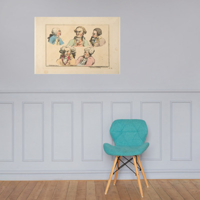 Oddities - Thomas Rowlandson - January 1794 - Paper Poster Museum quality 7704550