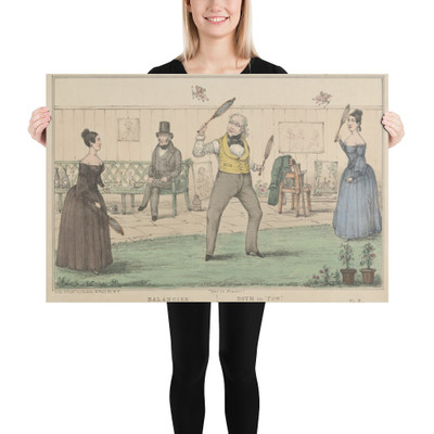 Vive la France, Balancier, Both in "Tow" - Alfred E. Baker - ca. 1840 - Paper Poster Museum quality 7738490