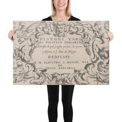 Disegni Varij di Polifilo Zancarli (Friezes) - Polifilo Giancarli - ca. 1625 - Canvas Museum quality 7704730
