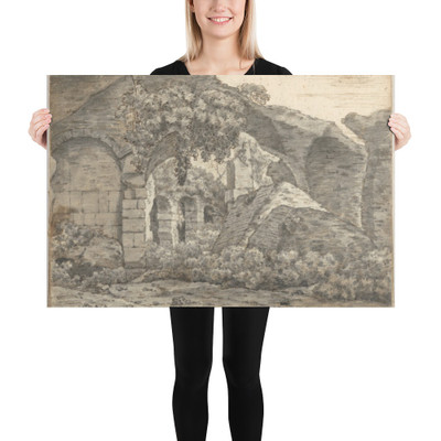 Smaller Italian Sketchbook (containing 43 drawings on 44 leaves) - Joseph Wright (Wright of Derby) - 1774–75 (?) - Paper Poster Museum quality 7748612