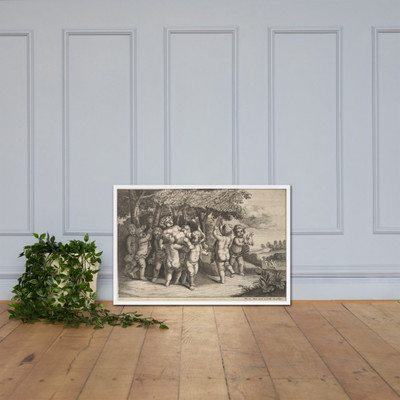 Nine Small Boys - Wenceslaus Hollar - 1646–54 - Matte Paper Framed Poster Museum quality 7742067