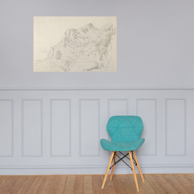 View of Capri - Carl Wagner - 1823 - Photo Paper Poster Museum quality 7742546