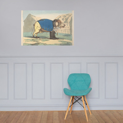 Collar'd Pork - Thomas Rowlandson - July 25, 1800 - Photo Paper Poster Museum quality 7705249