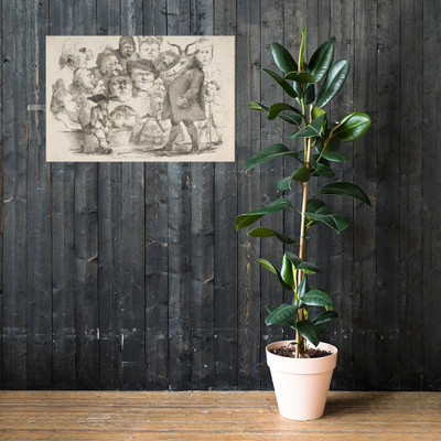 All Who See Me Jeer at Me (Omnes Videntes me Deriserunt me) - Joseph François Foulquier - 1773 - Paper Poster Museum quality 7723496