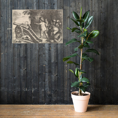 Fire (The Four Elements) - Wenceslaus Hollar - 1647 - Paper Poster Museum quality 7742013