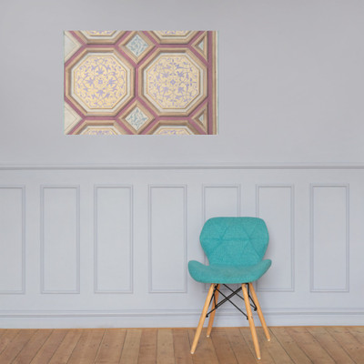 Design for Ceiling, Château de Cangé - Jules-Edmond-Charles Lachaise - second half 19th century - Photo Paper Poster Museum quality 7738386