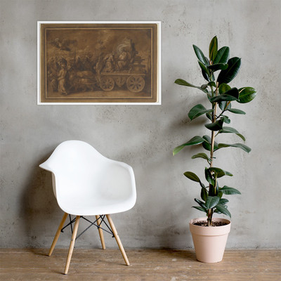 Allegory of the Triumph of the Church - Jan van der Straet, called Stradanus - 16th century - Photo Paper Framed Poster Museum quality 7743674