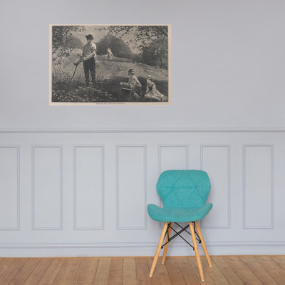 Making Hay (Harper's Weekly, Vol XVI) - Winslow Homer - July 6, 1872 - Paper Poster Museum quality 7723687