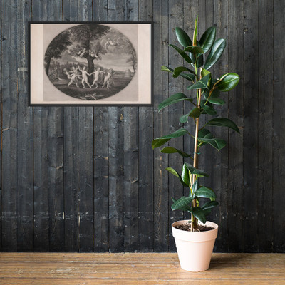 Amorini Celebrate the Rape of Proserpina - Francesco Rosaspina - 1805–12 - Matte Paper Framed Poster Museum quality 7747157