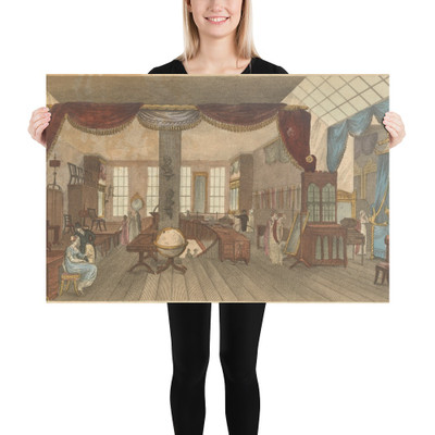 The Repository of Arts, Literature, Commerce, Manufactures, Fashions, and Politics - Rudolph Ackermann, London - 1809–28 - Photo Paper Poster Museum quality 7743121