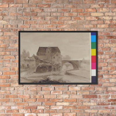 Eglise St. André, Chartres - Charles Fournier des Ormes - n.d. - Photo Paper Framed Poster Museum quality 7744952