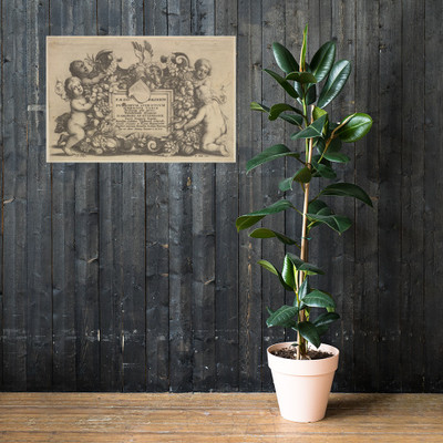 Paedopaegnion - Wenceslaus Hollar - 1646 - Paper Poster Museum quality 7741865