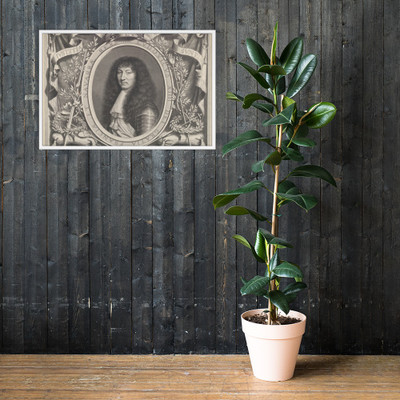 Louis XIV - Robert Nanteuil - 1661 - Matte Paper Framed Poster Museum quality 7705484