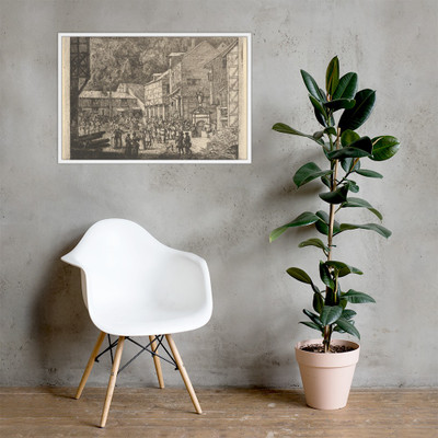 The Second Spring - Allart van Everdingen - Matte Paper Framed Poster Museum quality 7741550