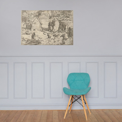 The Carpenter - Allart van Everdingen - Paper Poster Museum quality 7724490