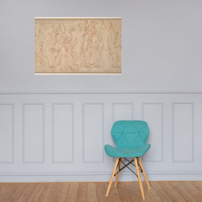 Procession of figures - Carlo Urbino - 1510–85 - Photo Paper Poster Museum quality 7744607