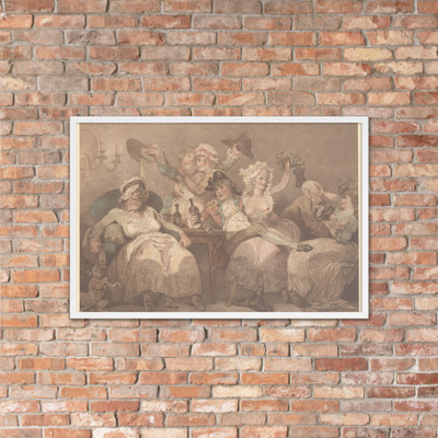 A Sketch from Nature - William Paulet Carey - January 24, 1784 - Photo Paper Framed Poster Museum quality 7738505