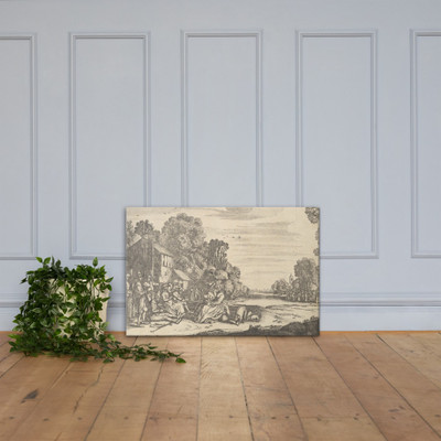 Summer - Wenceslaus Hollar - 1629 - Canvas Museum quality 7738706