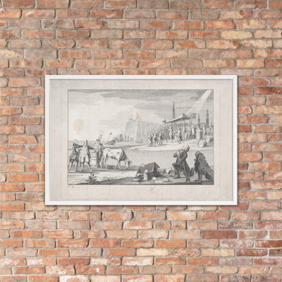 Yorktown - Anonymous, Dutch, 18th century - 1781 - Matte Paper Framed Poster Museum quality 7740634