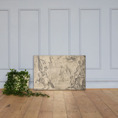 The Martyrdom of St. Catherine - Claude Vignon - ca. 1627 - Canvas Museum quality 7747749