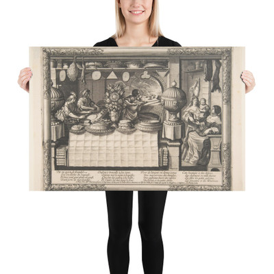 The Confectioner - Abraham Bosse - 1632–35 - Paper Poster Museum quality 7741945