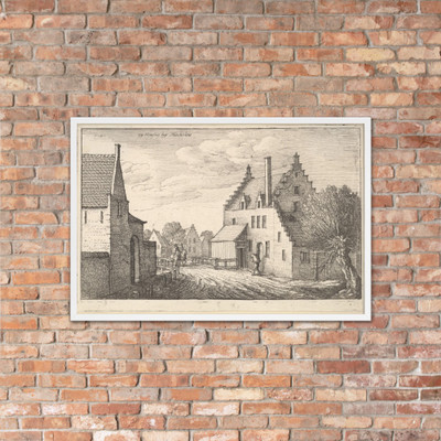 Mechelen (Mechlin) - Wenceslaus Hollar - 1664 - Matte Paper Framed Poster Museum quality 7740894