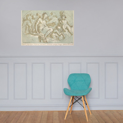 Venus Surrounded by Putti - Arthur Pond - ca. 1735 - Photo Paper Poster Museum quality 7742246