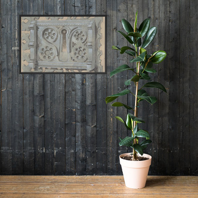 Metal Keyplate for Church - Anonymous, British, 19th century - second half 19th century - Photo Paper Framed Poster Museum quality 7724422