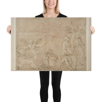 St. Peter Delivered from Prison - Polidoro da Caravaggio - 1499–1543 - Canvas Museum quality 7745265