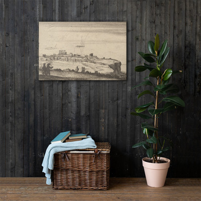 Douer (Dover) - Wenceslaus Hollar - 1642 - Canvas Museum quality 7741036